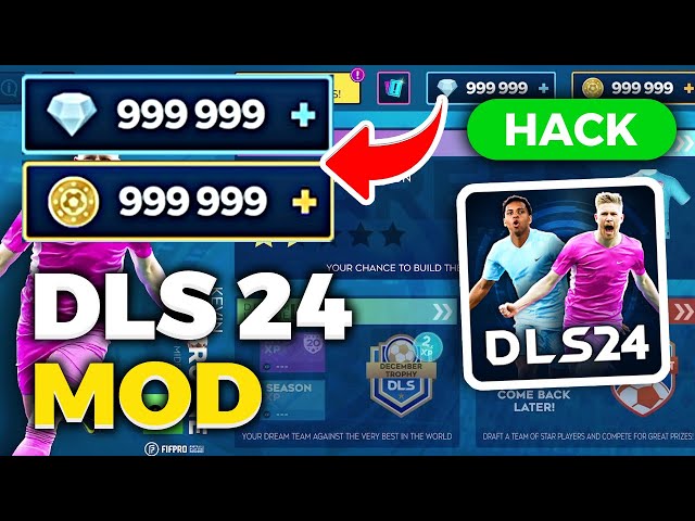 DLS 24 MOD/HACK - MONEDAS Y DIAMANTES INFINITOS EN Dream League Soccer 2024 SIN APK! (Android & iOS)