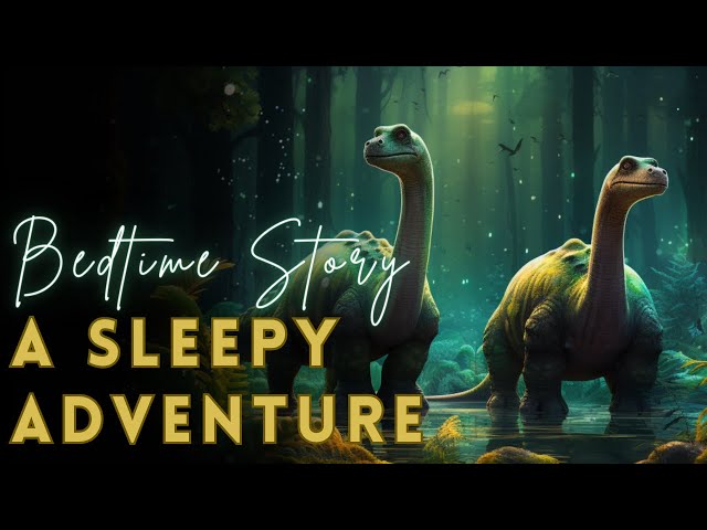 A Relaxing Bedtime Story with RAIN | A Sleepy Adventure with Dinosaurs 🦖 | Sleep Storytelling