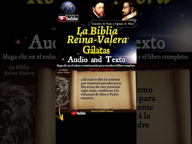 NT9~Libro de Galatas Short | La Biblia Reina-Valera | God is Spirit, Truth & Love #youtubeshorts