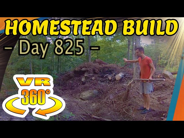 Homestead Building - Firewood Drying Shed, Preparing the Site