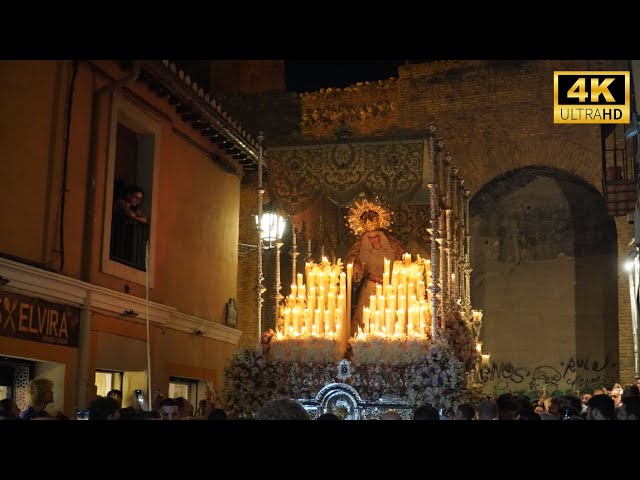 (4K) EXTRAORDINARIA VIRGEN DE LA PAZ |IMPRESIONANTE ENTRADA DE  REGRESO EN SAN ANDRÉS | GRANADA 2024