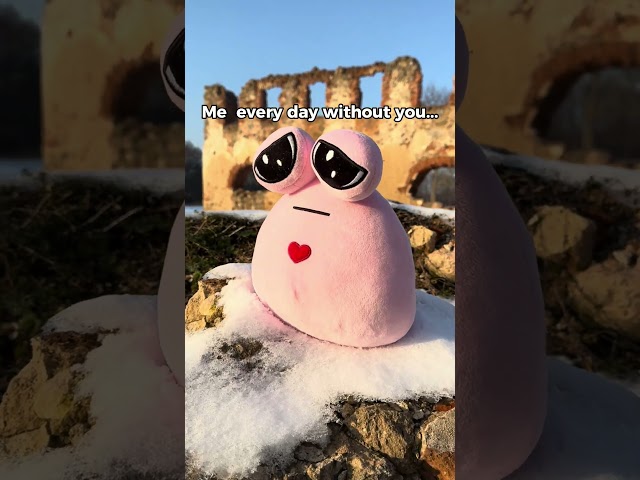 Love POU cutest gift... #plushtoys #plushies #gift #cute #sad #memes