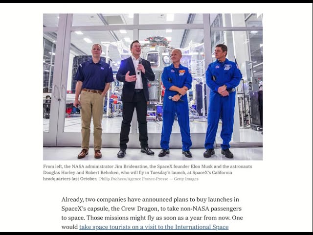 How NASA’s Astronauts Became SpaceX’s Customers