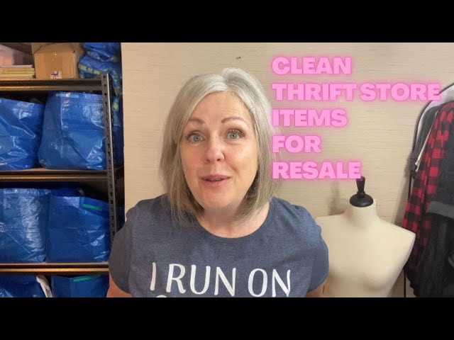 How I Clean And Prep Thrift Store Items For Resale on Poshmark & eBay