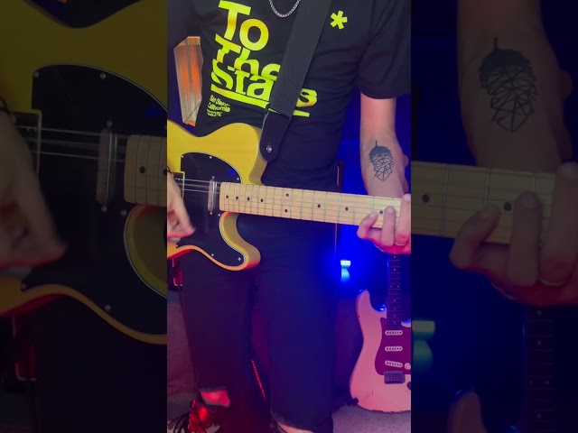 Edging - Blink182.  Tom Delonge sound on a Telecaster? #blink182 #edging #guitar #cover #tomdelonge