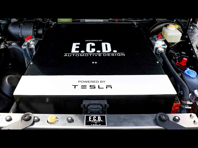 #SHORTS TESLA-Powered DEFENDER | ECD Automotive Design