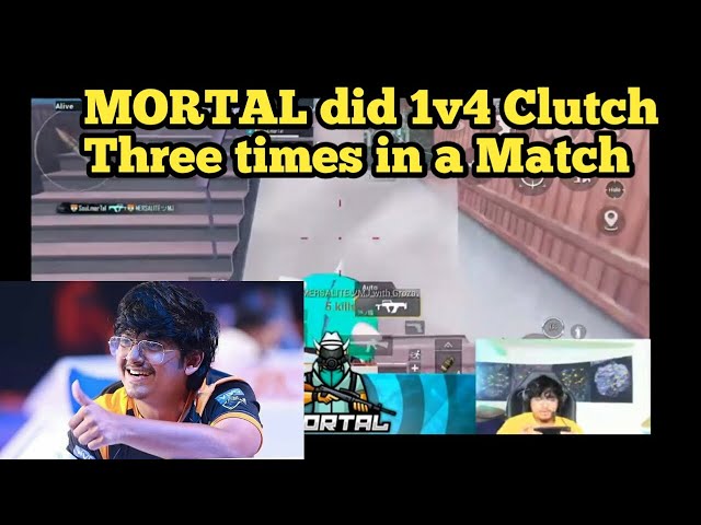 Mortal Did 1v4 Clutch Three Times in a Single Match| Mortal OP Strategy in Apartments