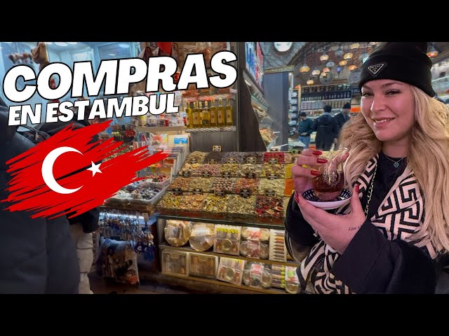 TODO ESTO COMPRÉ EN ESTAMBUL mercado de especias 🇹🇷