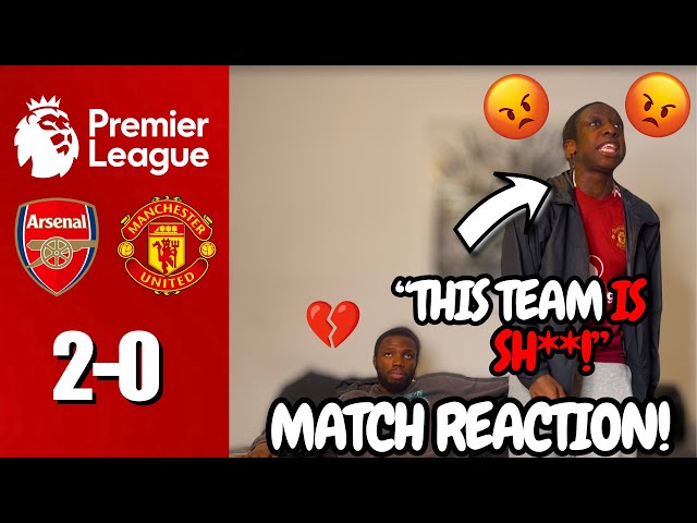 MAN UTD FANS RAGE🤬 REACTING TO ARSENAL 2-0 MAN UTD | MATCH REACTION