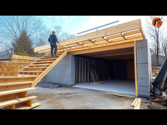 Couple Builds Dream Garage for $5000 in 31 Days | Start to Finish DIY Build by @Weandnature