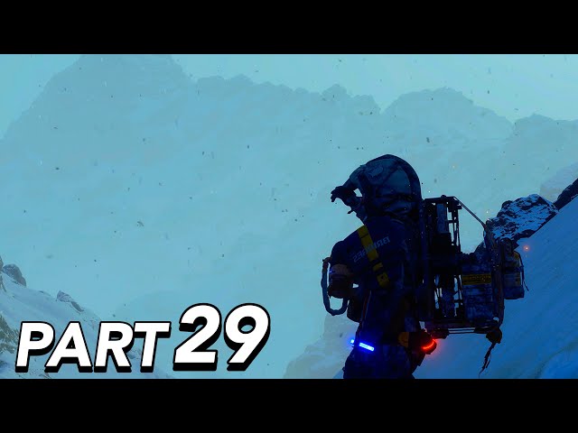 DEATH STRANDING Gameplay Walkthrough Part 29 - ZIPLINES