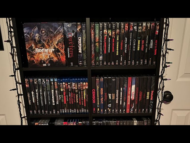 My full horror movie collection (over 200+ titles)