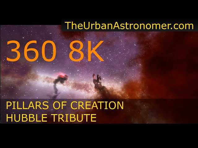 Space Engine Pillars of Creation in 360 | VR | Hubble 30th Anniversary Tribute