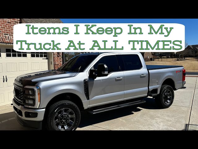 Items I Keep In My Truck AT ALL TIMES // What Am I Missing?