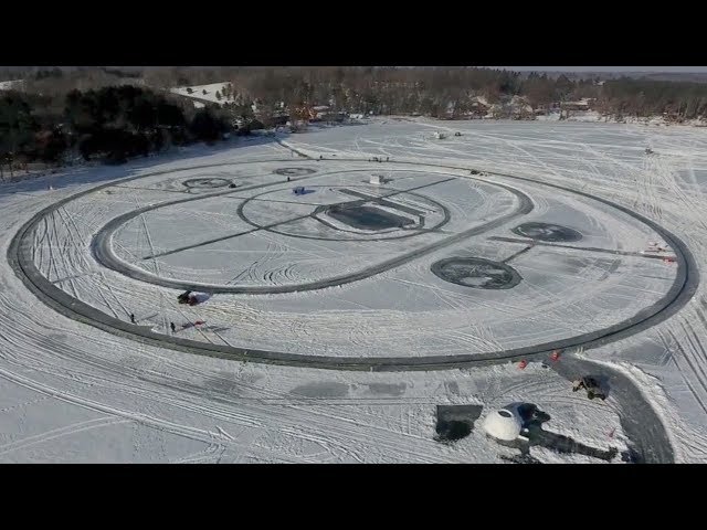 Northwoods Adventure: Zwilling Family In Little Falls Creates World Largest Ice Carousel