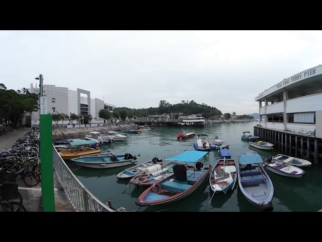 【360 VR 4K】坪洲半日遊 1（28-12-2017） - 坪洲渡輪碼頭（景1）