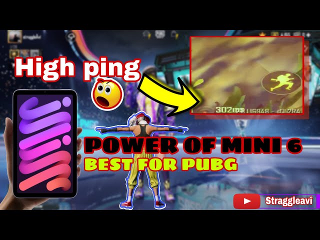 Best for gaming iPad Mini6🔥|| ping high😰 in full Macth || power of iPad Mini6💥||chicken dinner||