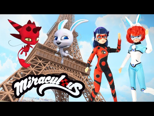 Miraculous Ladybug Dragonbug Bunnyx  Fashion Dolls with Kwamis