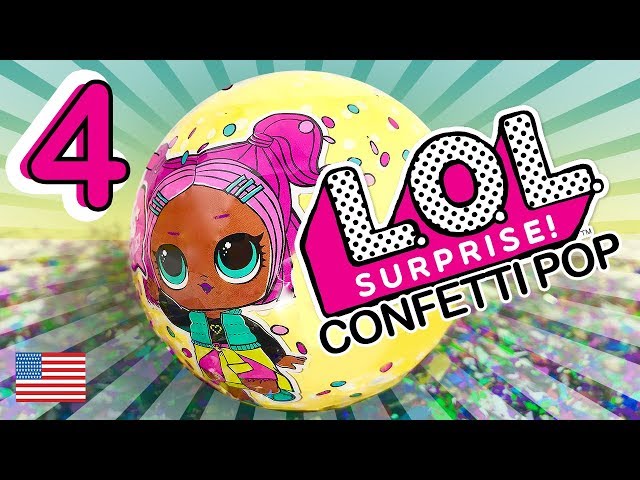 New LOL Dolls Surprise Video Confetti Pop Countdown 4 Virtual Reality Cutie VRQT