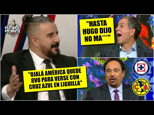 TODOS CONTRA ÁLVARO por decir que AMÉRICA quiere a CRUZ AZUL en LIGUILLA | Futbol Picante