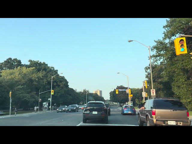 Toronto to Markham Driving Timelapse: Hoskin Ave at St George St to Denison Centre