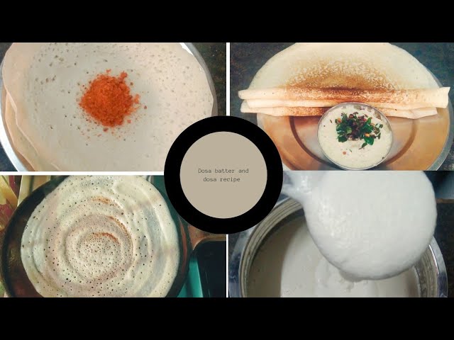 Dosa batter in mixie recipe I dosa recipe | cast iron dosa I appam recipe | crispy dosa in telugu I