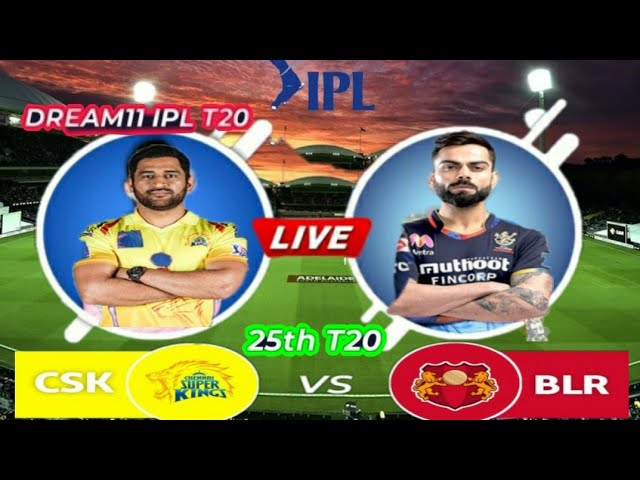 Live CSK vs RCB, IPL 2020 | Chennai Super King vs Royal