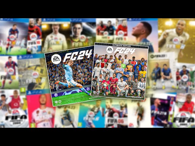 EVERY FIFA COVER: FIFA 94 - EAFC 24 (all editions)