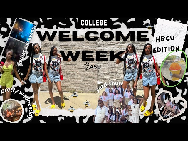 HBCU WELCOME WEEK!! yard show, parties & more (alabama state)| @taniyaprecious