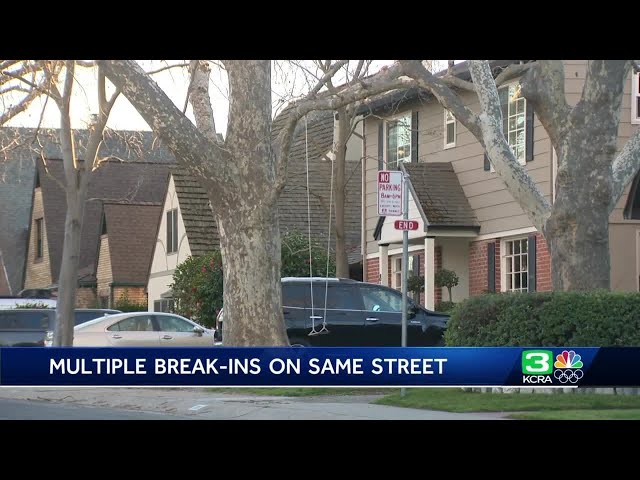 East Sacramento street sees four home break-ins in 12 months