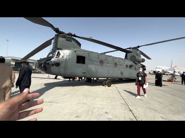 Airforce's Chinook Helicopter Walkaround | #GaganYawn