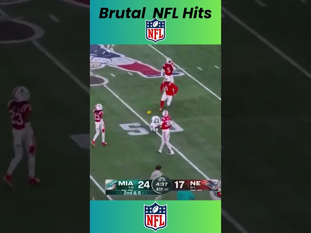 NFL Brutal Hit 💥 | #NFL #BigHits  #FootballHighlights #NFLHits #Tackles