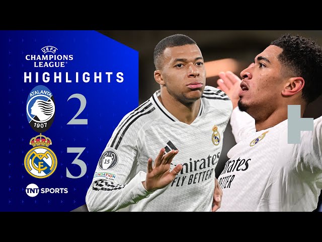 Mbappe, Vinicius & Bellingham Net ⚪ | Atalanta 2-3 Real Madrid | UEFA Champions League Highlights