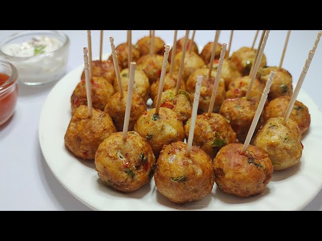 No Crack, No shrink Chicken Meat balls | Freeze karey aur bas garam kar ke khaye | Ramadan Snack