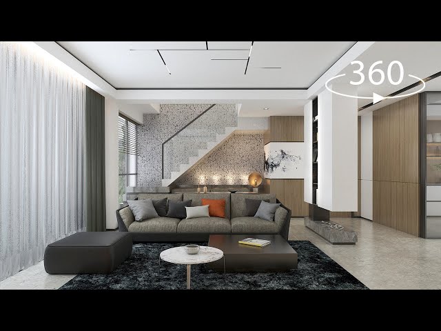 360°Penthouse design 2020 | Master Living room modular design ideas | 360VR