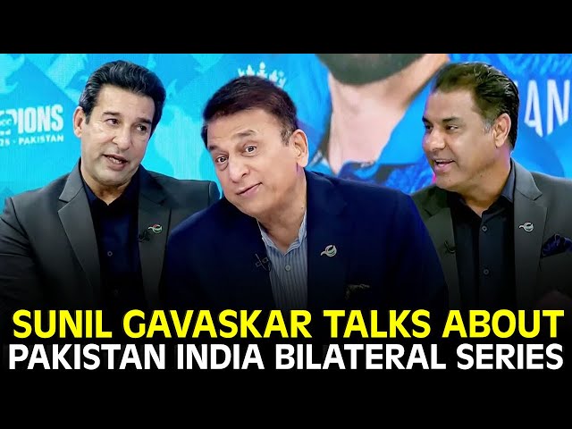 Sunil Gavaskar Talks About Pakistan India Bilateral Series | #AFGvENG | #ChampionsTrophy | ZA1K