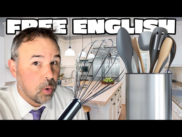 30 Minutes of English: Say Goodbye to Awkward English! Learn Real American Kitchen Vocabulary