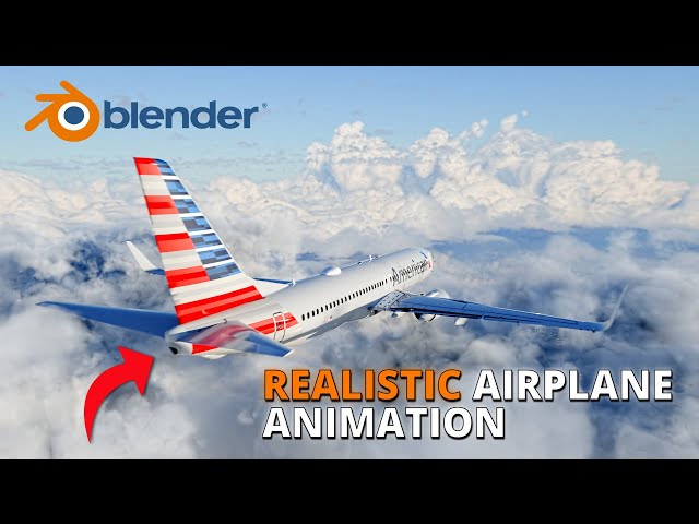 How to Make a Realistic Airplane Animation in Blender (Step-by-Step Guide)