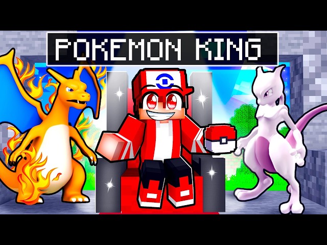 Playing As POKEMON KING in MINECRAFT