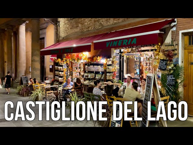 CASTIGLIONE DEL LAGO, ITALY WALKING TOUR 4k