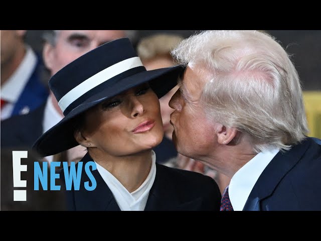 See Donald Trump, Melania Trump’s Rare PDA at Inauguration | E! News