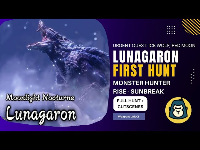 Lunagaron MR4 Urgent Quest | Full Hunt + Cutscenes | MHRise Sunbreak