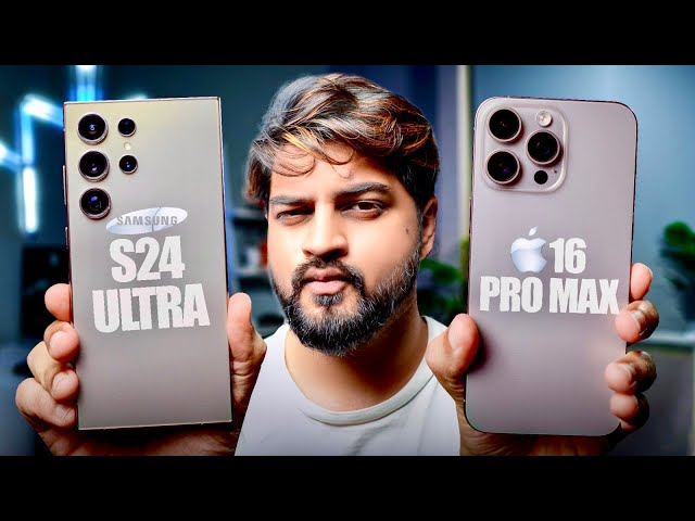 iPhone 16 Pro Max Vs S24 Ultra in depth Comparison | Here is The Flagship King | Mohit Balani