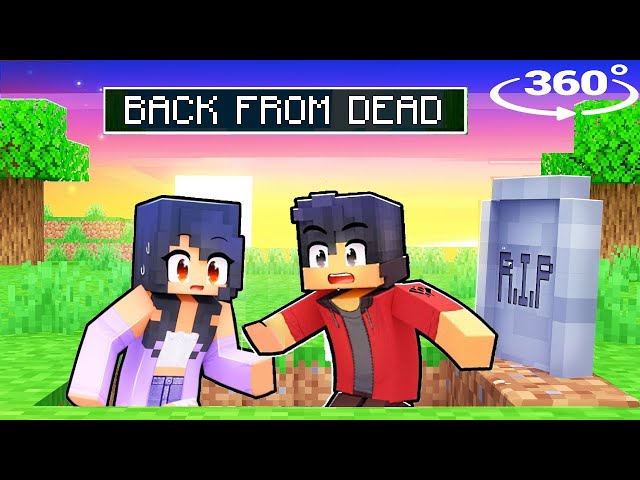 Aphmau and AARON CAME BACK from the DEAD In Minecraft 360°