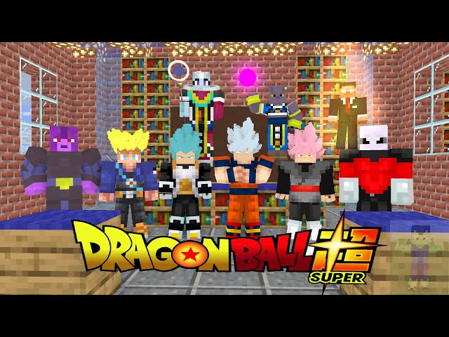 Minecraft School : DRAGON BALL SUPER - PART 1 : TRANSFORMATION CHALLENGE  - Minecraft Animation