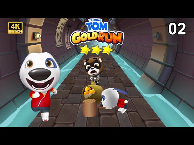 Talking Tom Gold Run Update Hank Boss Fight | 4K Part 02 (FHD) Fullscreen