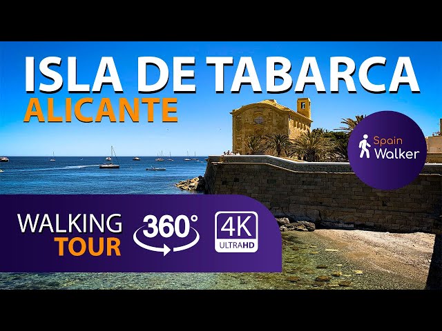 ALICANTE TABARCA ISLAND, SPAIN [2021] 360 Walking Tour