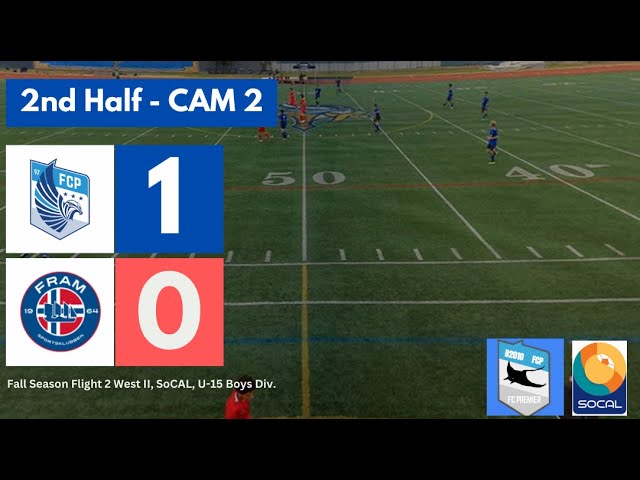 (VR180 -Cam2) FC Premier Stingrays vs FRAM 2nd Half