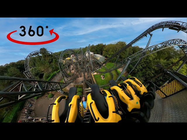 The Smiler [360° VR] Front Seat POV - Alton Towers Resort