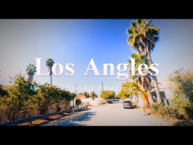 Los Angeles to Highway｜Pure Driving｜Sleep Background｜Driving Views｜Driving America｜4K｜60p｜HDR